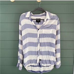Rails striped button down